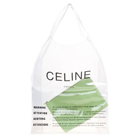 celine paris bag transparent